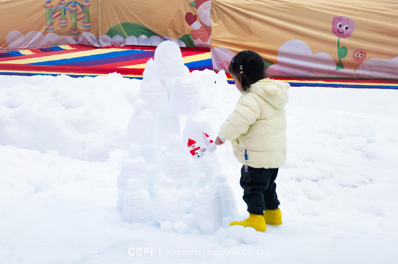 Snow Production with CBFI Flake Ice Machine