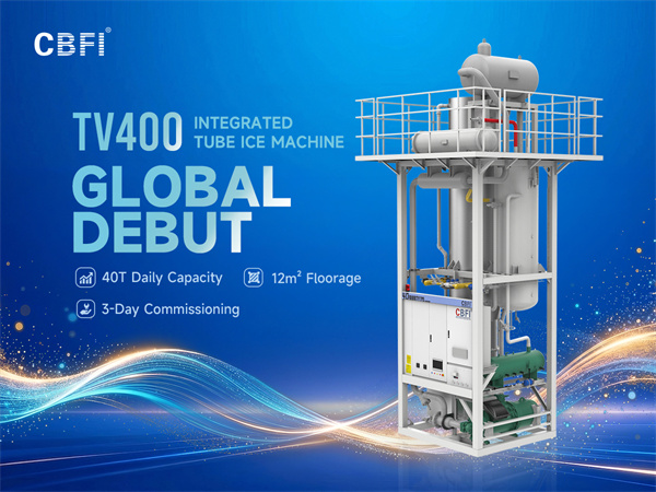 Ra mắt hoành tráng! Máy làm đá ống tích hợp 40 tấn đầu tiên trên thế giới định nghĩa lại hiệu quả sản xuất đá!