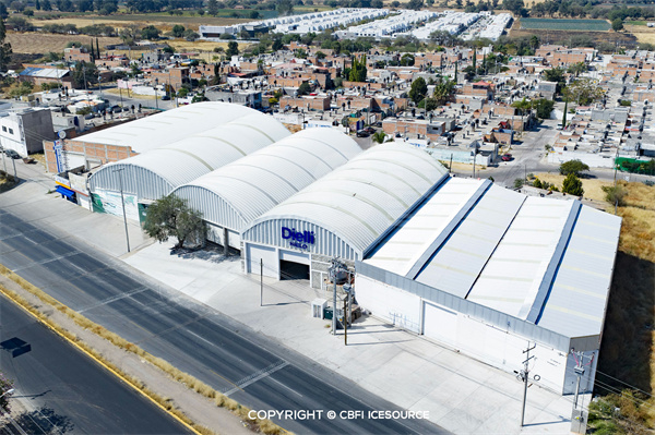 Nhà máy đá ăn được 30 tấn của CBFI được đưa vào vận hành thành công tại Aguascalientes, Mexico